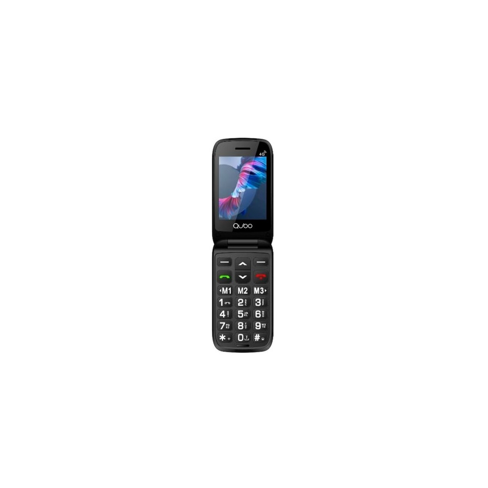 Teléfono Móvil Qubo P-221RD 4G para Personas Mayores/ Rojo | Básicos