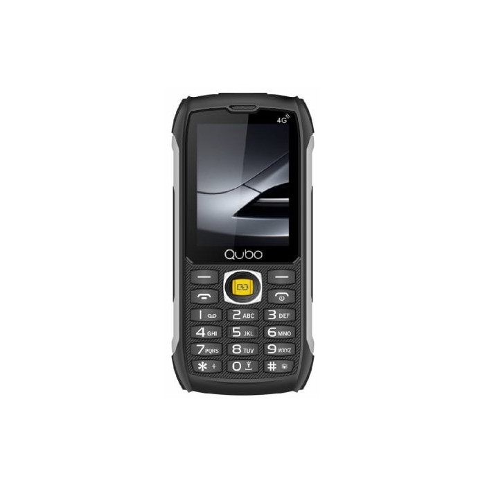 Teléfono Móvil Rugerizado Qubo ST-002 para Personas Mayores/ Negro | Básicos