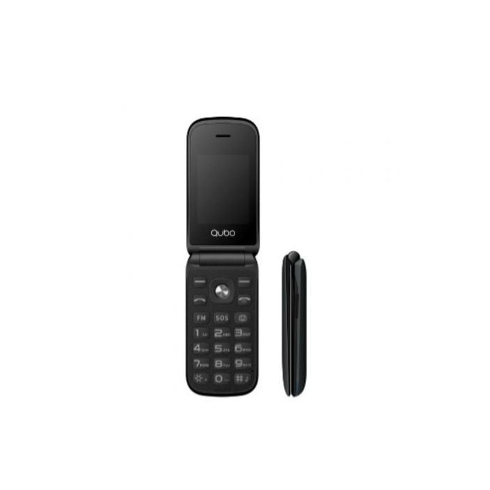 Teléfono Móvil Qubo X-209 4G para Personas Mayores/ Negro | Básicos