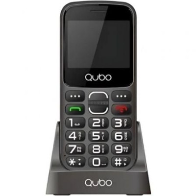 Teléfono Móvil Qubo X-230BKC 4G para Personas Mayores/ Negro | Básicos