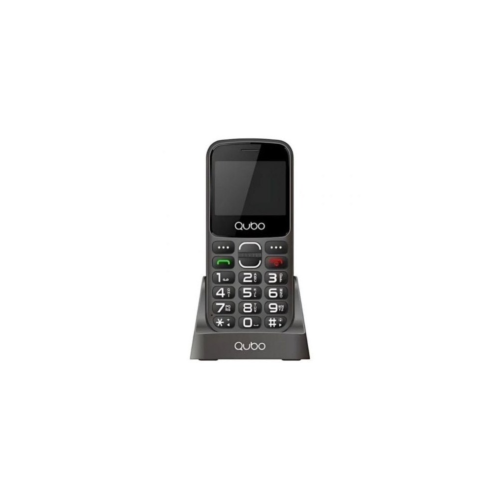 Teléfono Móvil Qubo X-230BKC 4G para Personas Mayores/ Negro | Básicos