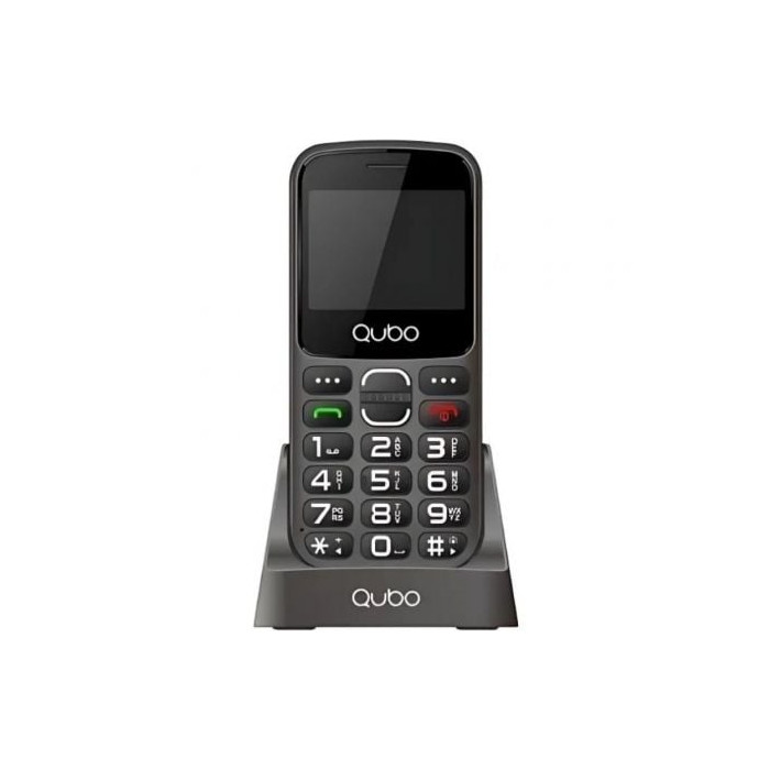 Teléfono Móvil Qubo X-230BKC 4G para Personas Mayores/ Negro | Básicos