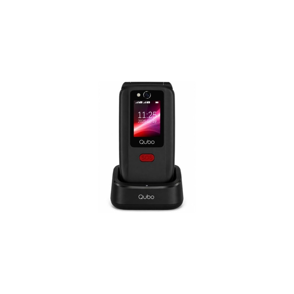 Teléfono Móvil Qubo X-D340CB 4G para Personas Mayores/ Negro | Básicos