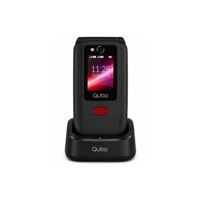 Teléfono Móvil Qubo X-D340CB 4G para Personas Mayores/ Negro | Básicos