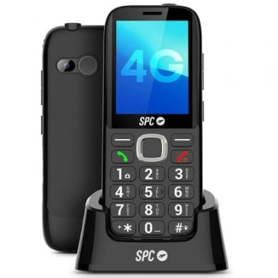 Teléfono Móvil SPC Fortune 2 Max 4G para Personas Mayores/ Negro | Básicos
