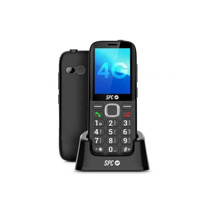 Teléfono Móvil SPC Fortune 2 Max 4G para Personas Mayores/ Negro | Básicos