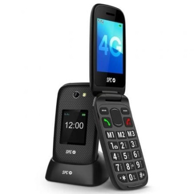 Teléfono Móvil SPC Harmony 2 4G para Personas Mayores/ Negro | Básicos