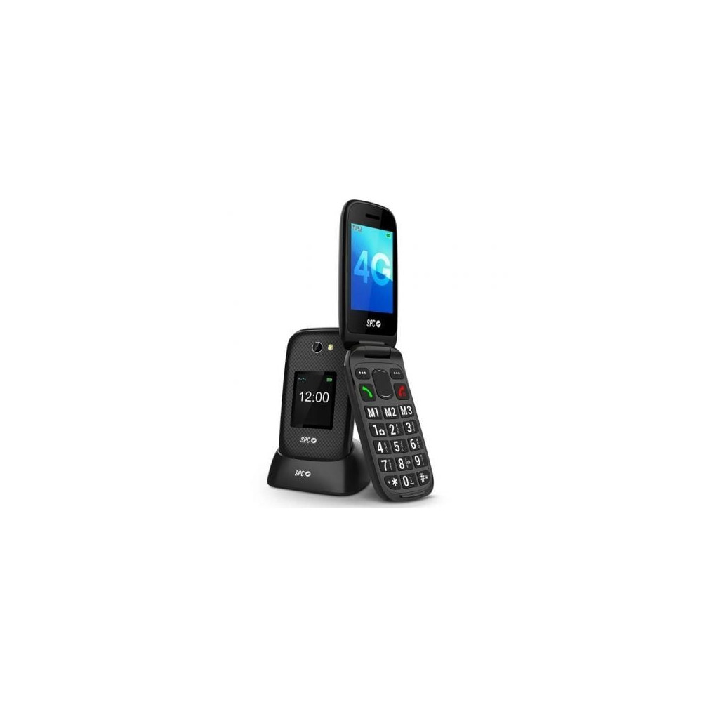 Teléfono Móvil SPC Harmony 2 4G para Personas Mayores/ Negro | Básicos