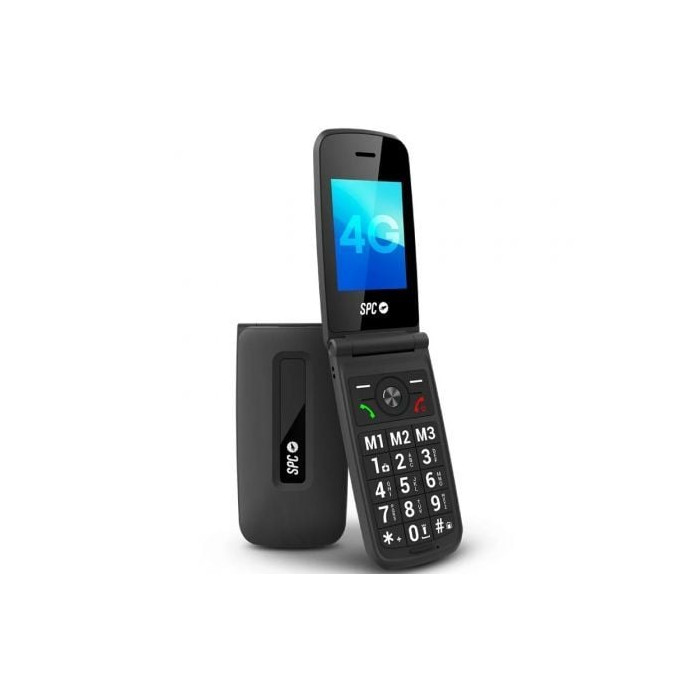 Teléfono Móvil SPC Titan 2 para Personas Mayores/ 4G/ Negro | Básicos