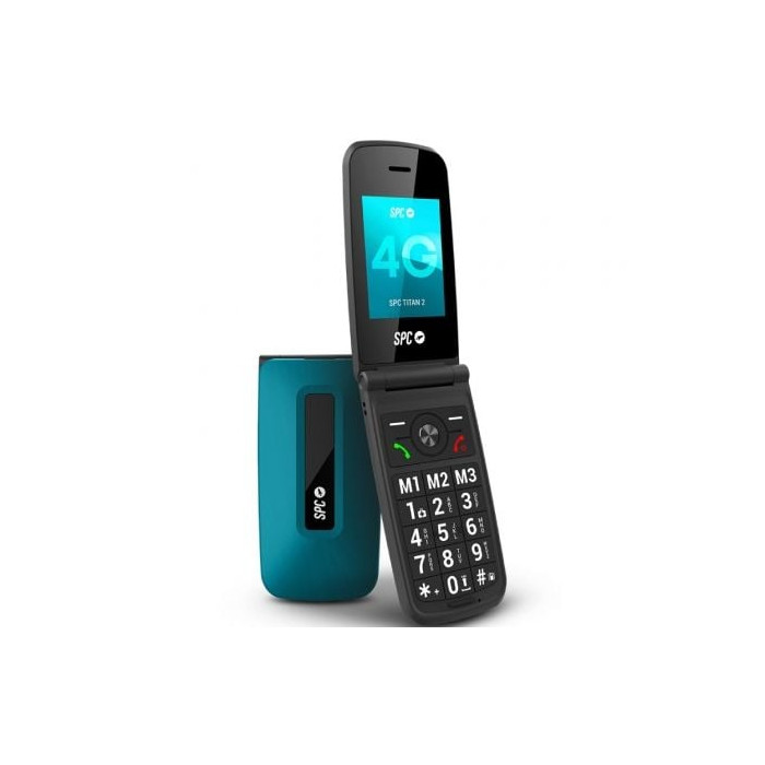 Teléfono Móvil SPC Titan 2 para Personas Mayores/ 4G/ Azul | Básicos