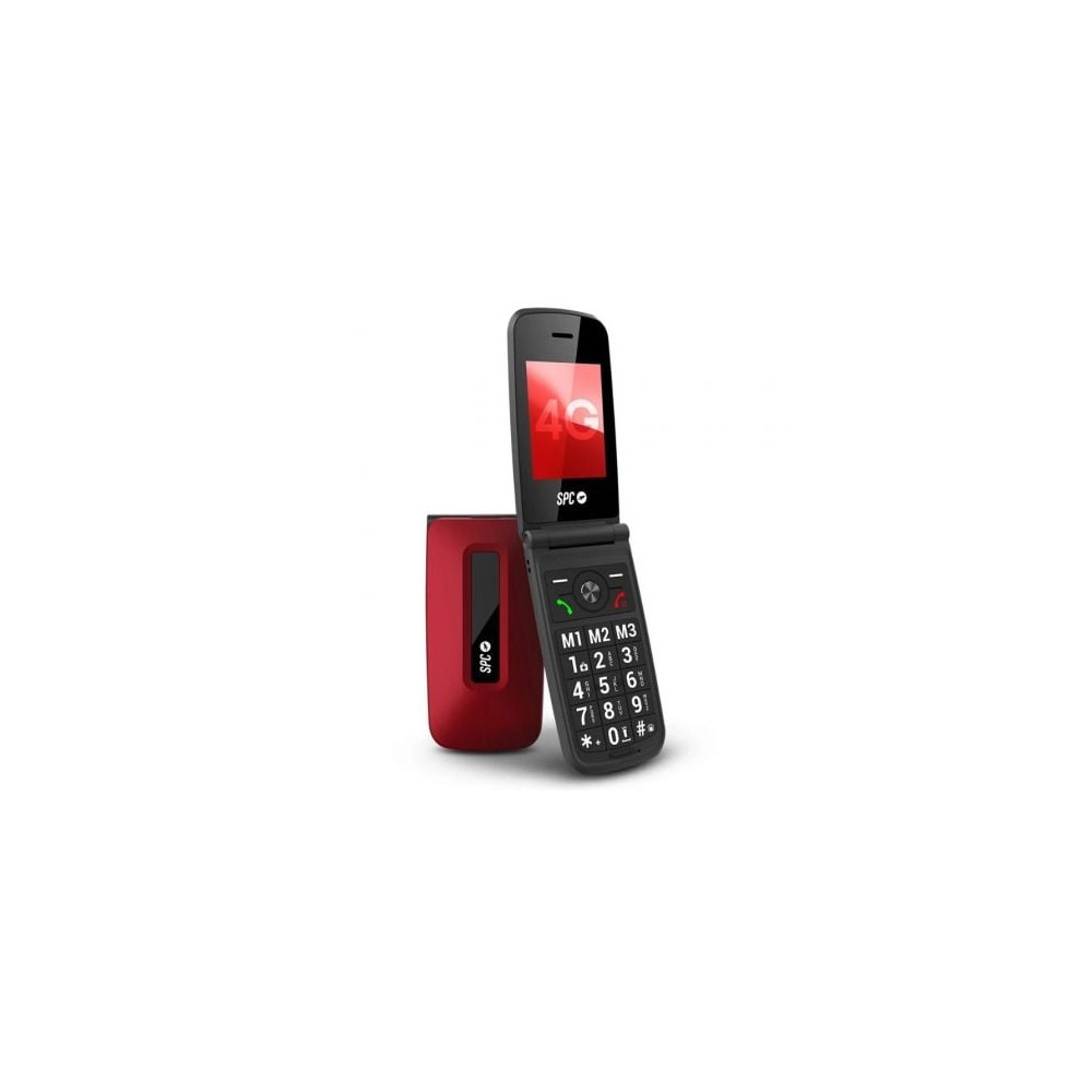 Teléfono Móvil SPC Titan 2 para Personas Mayores/ 4G/ Rojo | Básicos