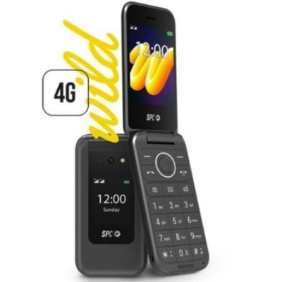 Teléfono Móvil SPC WILD para Personas Mayores/ 4G/ Negro | Básicos
