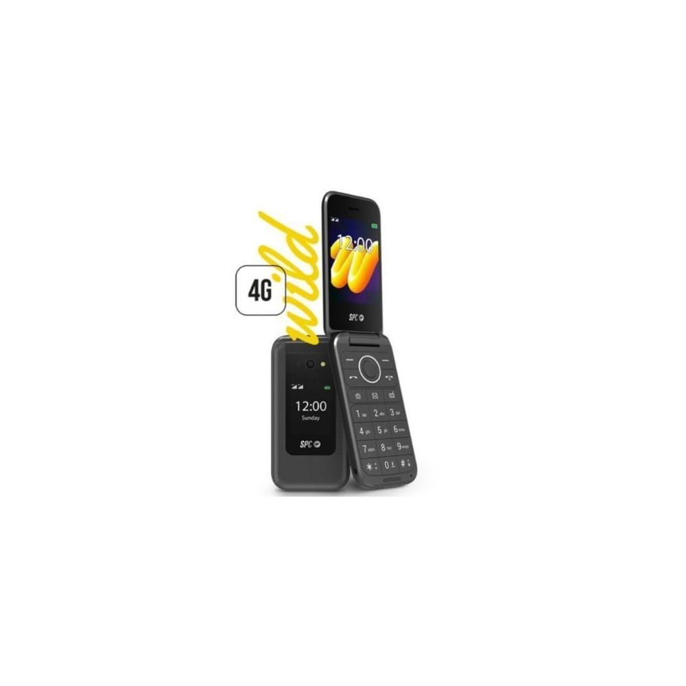 Teléfono Móvil SPC WILD para Personas Mayores/ 4G/ Negro | Básicos