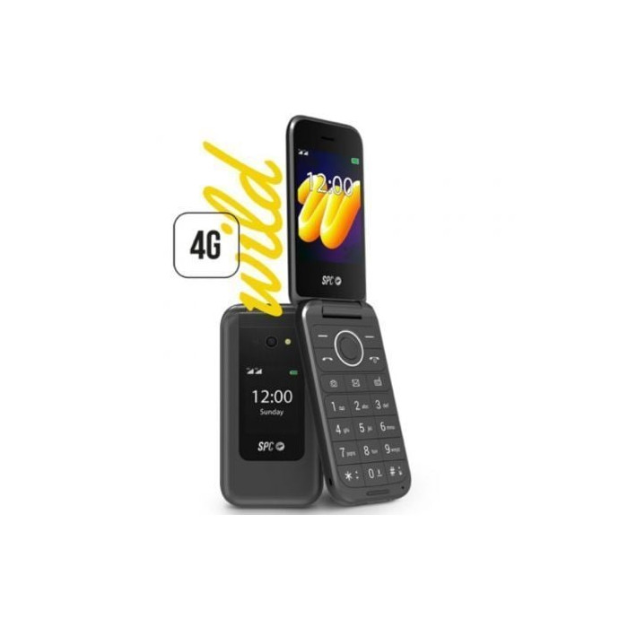 Teléfono Móvil SPC WILD para Personas Mayores/ 4G/ Negro | Básicos