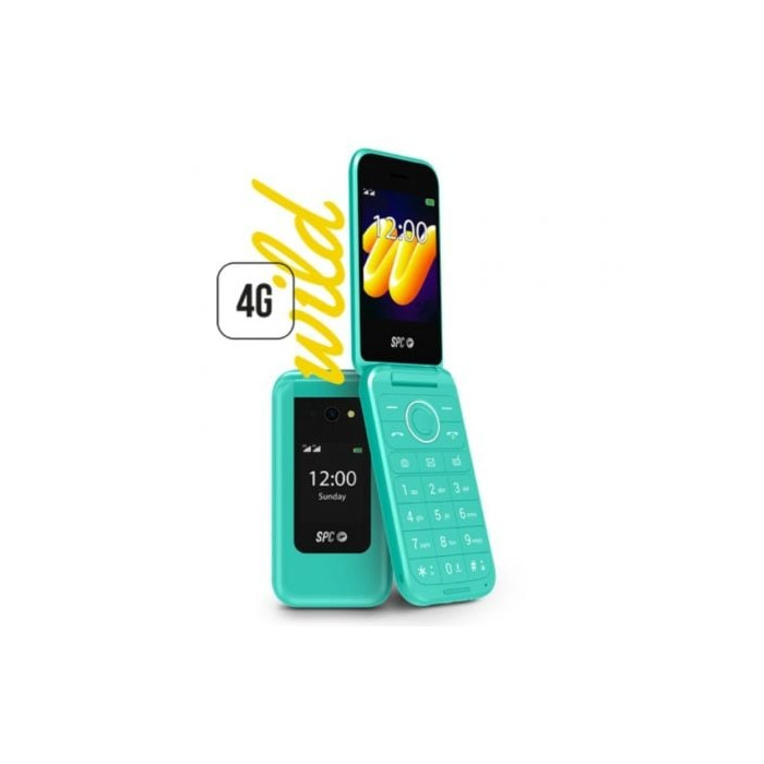 Teléfono Móvil SPC WILD para Personas Mayores/ 4G/ Verde | Básicos
