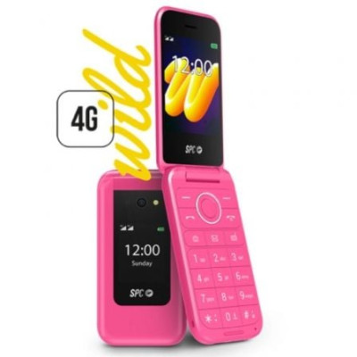 Teléfono Móvil SPC WILD para Personas Mayores/ 4G/ Rosa | Básicos