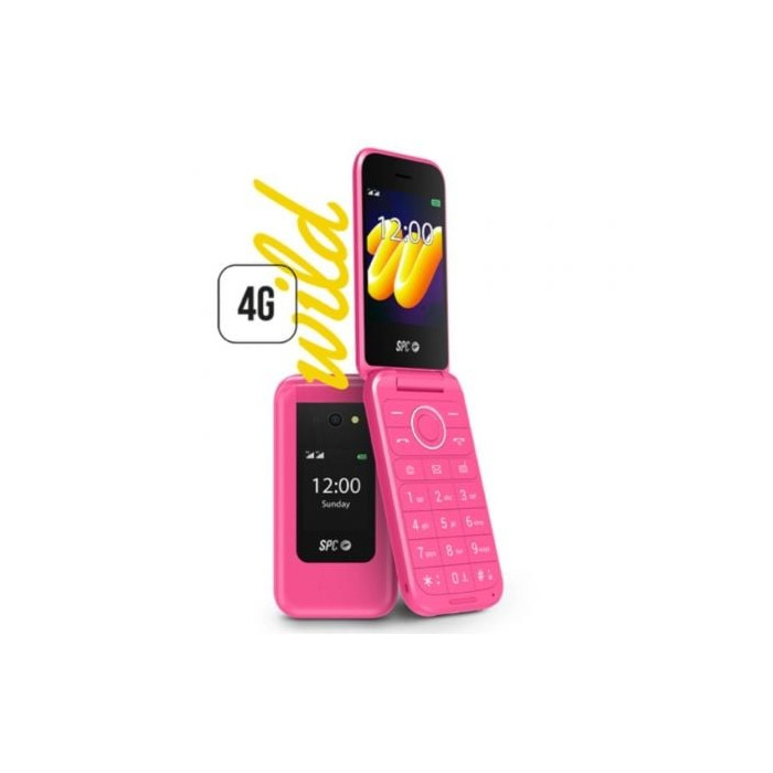 Teléfono Móvil SPC WILD para Personas Mayores/ 4G/ Rosa | Básicos