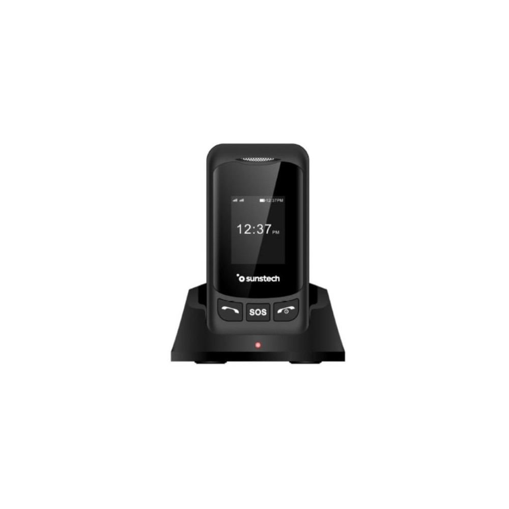Teléfono Móvil Sunstech CELT26 para Personas Mayores/ Negro | Básicos