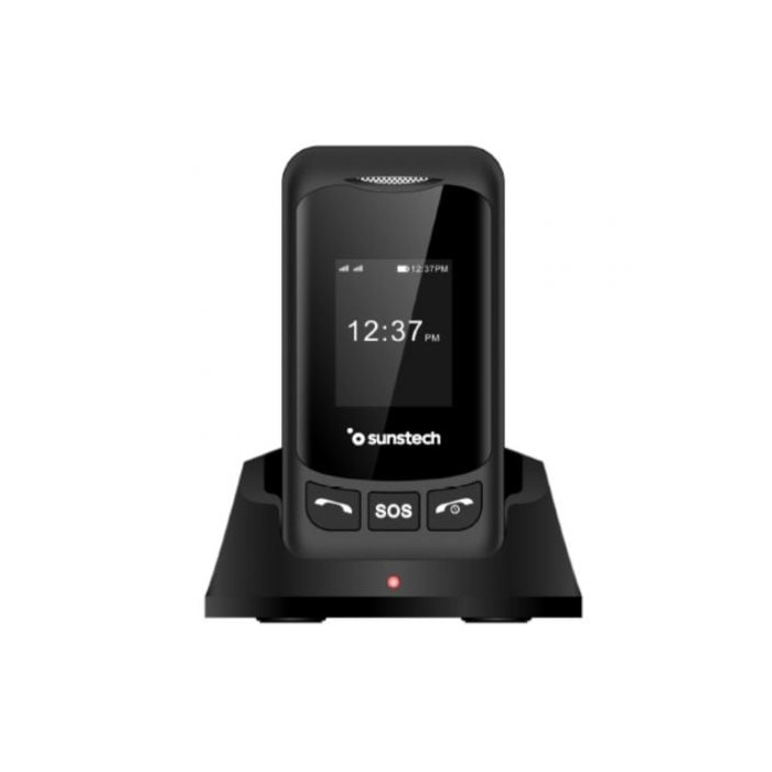 Teléfono Móvil Sunstech CELT26 para Personas Mayores/ Negro | Básicos