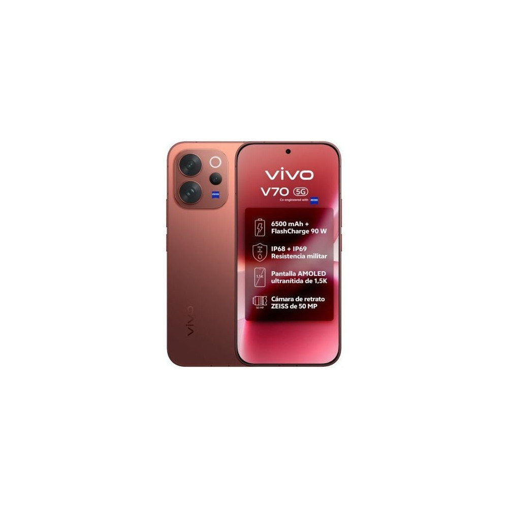 Smartphone Vivo V70 8GB/ 512GB/ 6.59'/ 5G/ Marrón | Smartphones