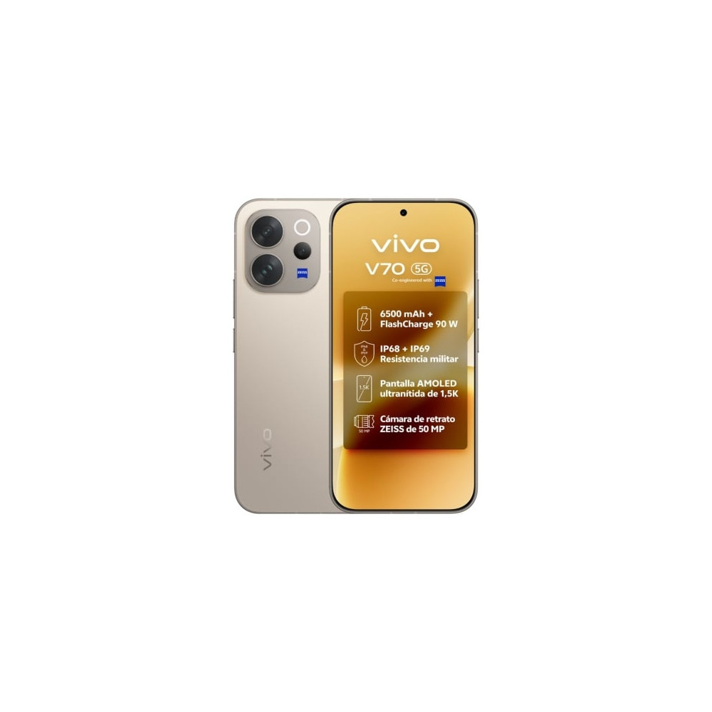 Smartphone Vivo V70 8GB/ 512GB/ 6.59'/ 5G/ Gris | Smartphones