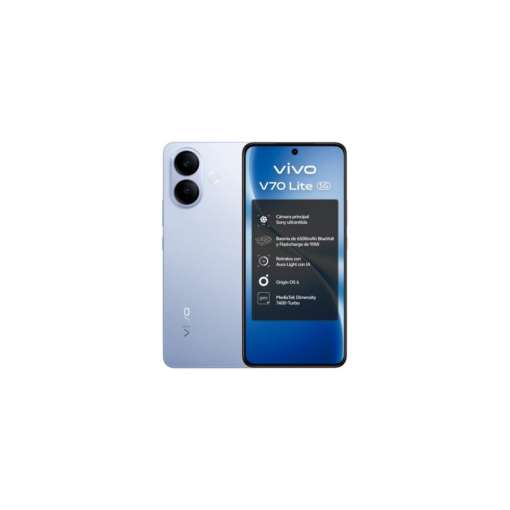 Smartphone Vivo V70 Lite 6GB/ 256GB/ 6.77'/ 5G/ Azul | Smartphones