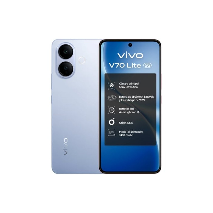 Smartphone Vivo V70 Lite 6GB/ 256GB/ 6.77'/ 5G/ Azul | Smartphones