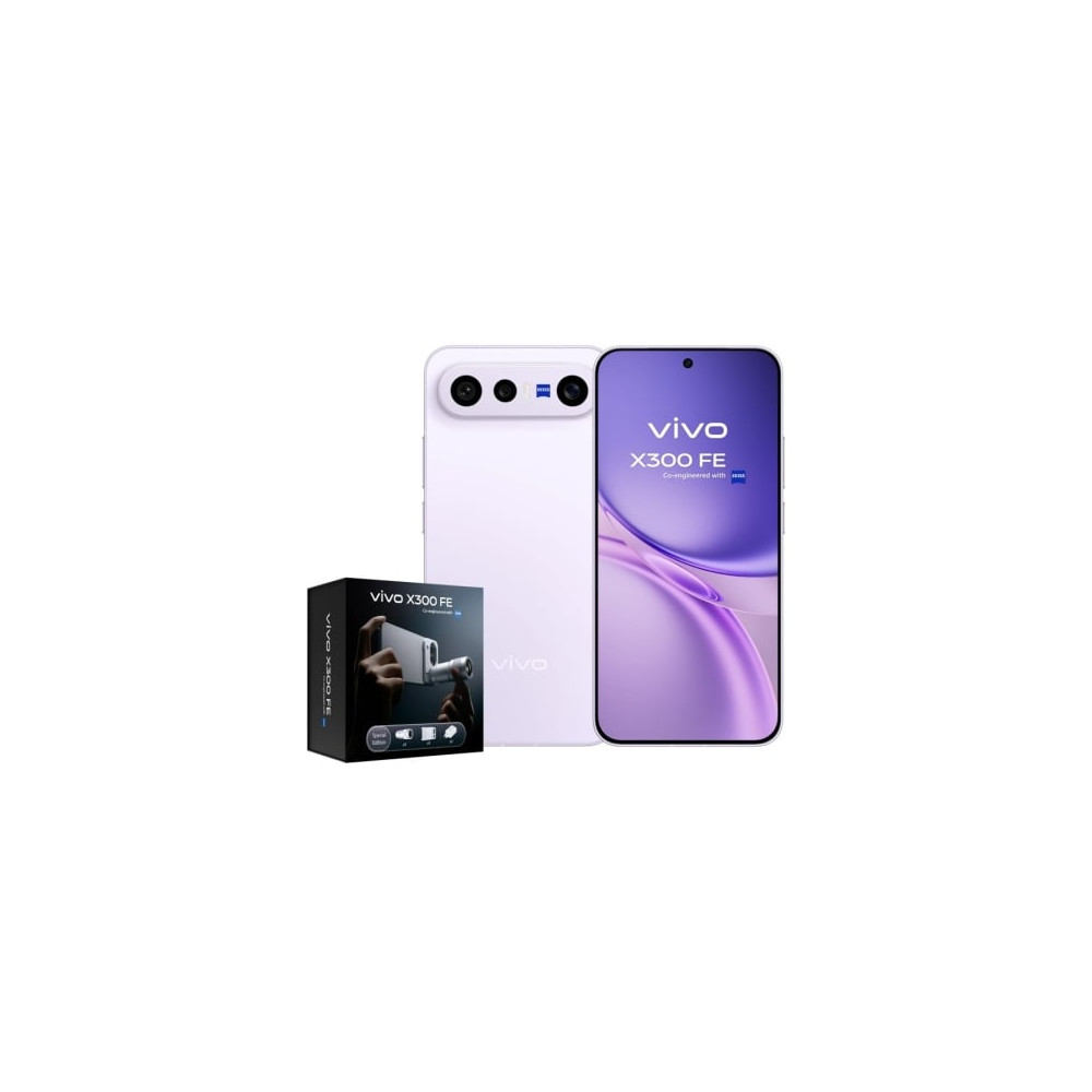 Smartphone Vivo X300 FE 12GB/ 512GB/ 6.31'/ 5G/ Púrpura/ Incluye Extensor Teleobjetivo | Smartphones