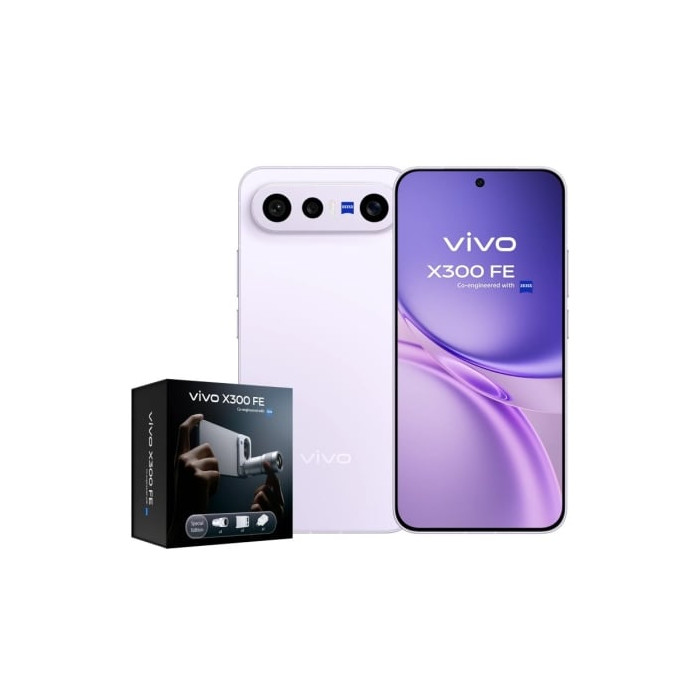 Smartphone Vivo X300 FE 12GB/ 512GB/ 6.31'/ 5G/ Púrpura/ Incluye Extensor Teleobjetivo | Smartphones