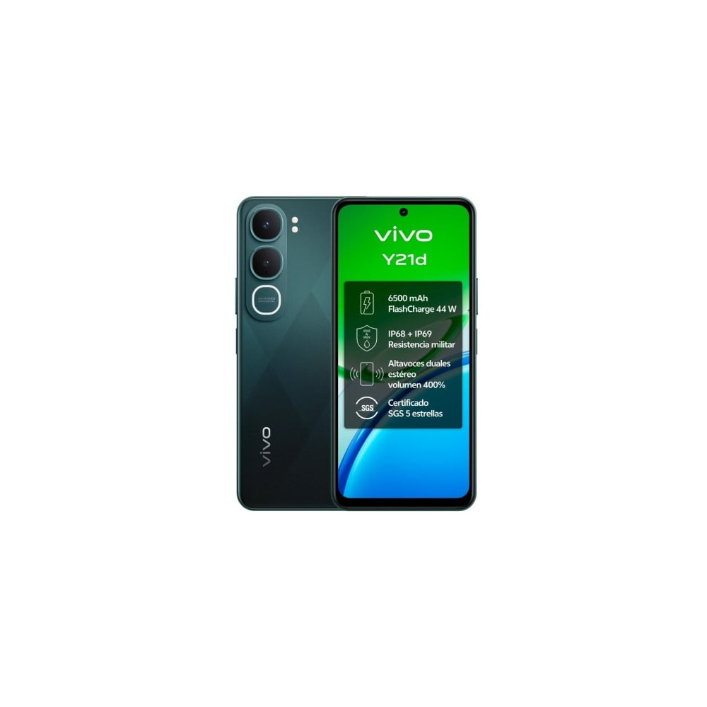 Smartphone Vivo Y21d 4GB/ 128GB/ 6.68'/ Verde | Smartphones