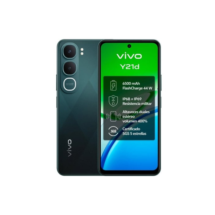 Smartphone Vivo Y21d 4GB/ 128GB/ 6.68'/ Verde | Smartphones