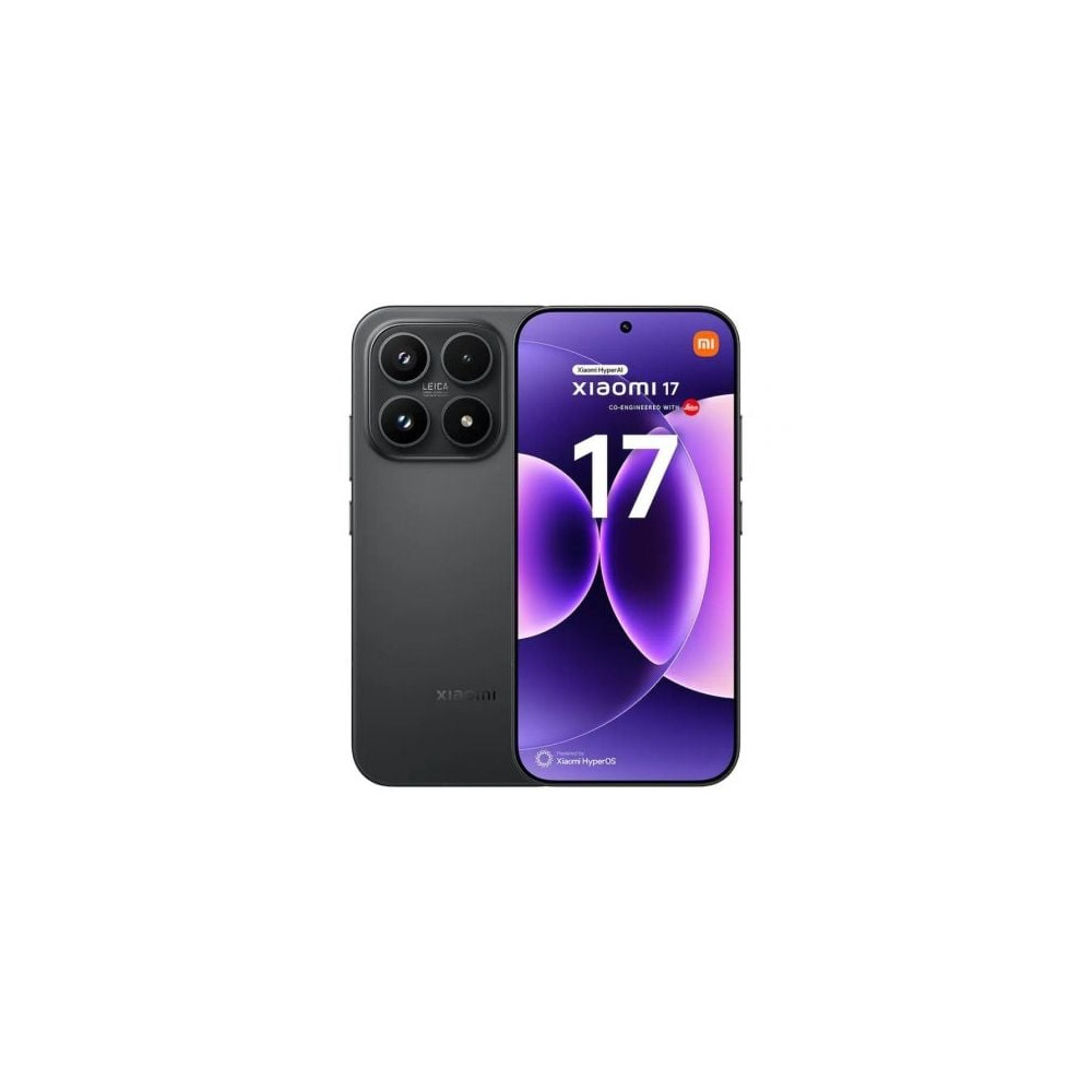 Smartphone Xiaomi 17 12GB/ 512GB/ 6.3'/ 5G/ Negro | Smartphones