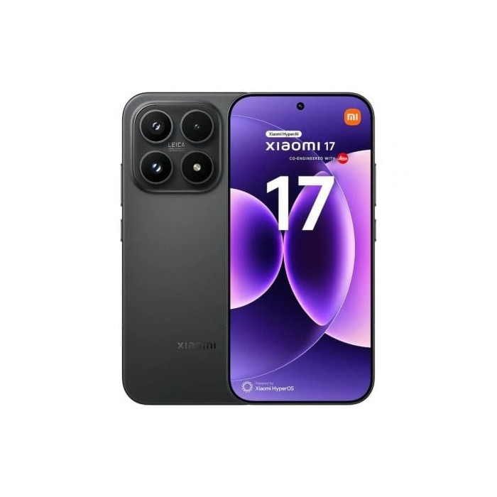 Smartphone Xiaomi 17 12GB/ 512GB/ 6.3'/ 5G/ Negro | Smartphones
