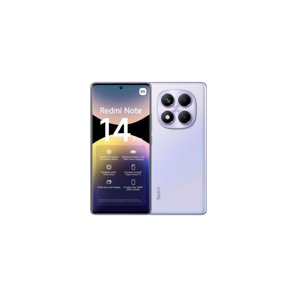 Smartphone Xiaomi Redmi Note 14 Pro 8GB/ 256GB/ 6.67'/ Purpura | Smartphones