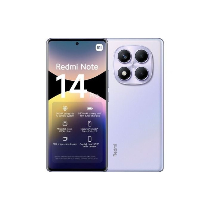 Smartphone Xiaomi Redmi Note 14 Pro 8GB/ 256GB/ 6.67'/ Purpura | Smartphones