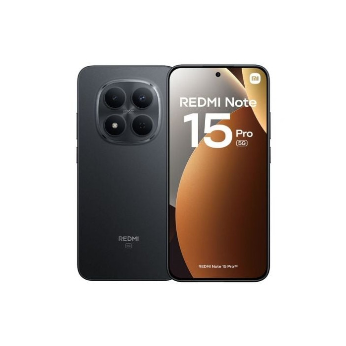 Smartphone Xiaomi Redmi Note 15 Pro 8GB/ 256GB/ 6.83'/ 5G/ Negro | Smartphones