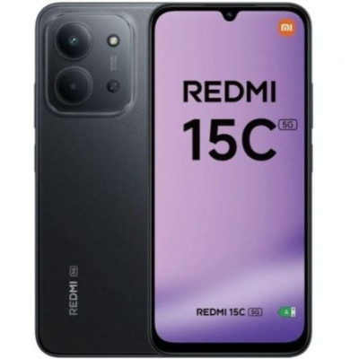 Smartphone Xiaomi Redmi 15C 4GB/ 256GB/ 6.9'/ 5G/ Negro | Smartphones