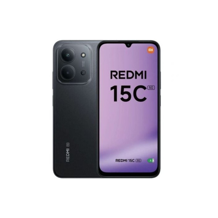 Smartphone Xiaomi Redmi 15C 4GB/ 256GB/ 6.9'/ 5G/ Negro | Smartphones