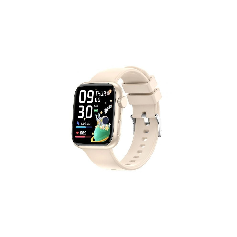 Smartwatch Forever IGo Watch 3 JW-500/ Notificaciones/ Frecuencia Cardíaca/ Marfil | Smartwatch
