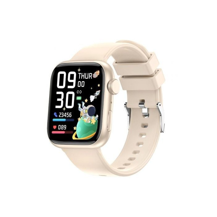 Smartwatch Forever IGo Watch 3 JW-500/ Notificaciones/ Frecuencia Cardíaca/ Marfil | Smartwatch