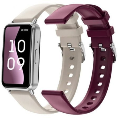 Smartwatch SPC Duo Fit/ Notificaciones/ Frecuencia Cardíaca/ Blanco | Smartwatch