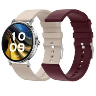 Smartwatch SPC Smartee Duo Velvet 9656B/ Notificaciones/ Frecuencia Cardíaca/ Blanco | Smartwatch