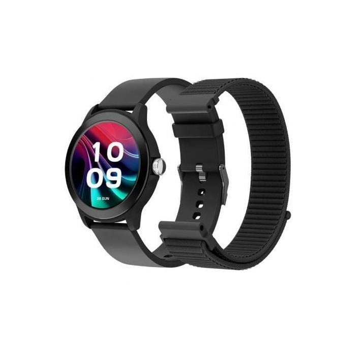 Smartwatch SPC Smartee Duo Vivo 2 9655N/ Notificaciones/ Frecuencia Cardíaca/ Negro/ Incluye Correa Extra | Smartwatch