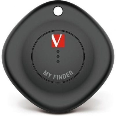 Localizador Verbatim My Finder Bluetooth Tracker MYF-01 compatible con Apple/ Incluye Llavero y Pila/ Negro | Localizadores