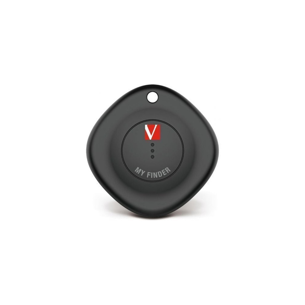Localizador Verbatim My Finder Bluetooth Tracker MYF-01 compatible con Apple/ Incluye Llavero y Pila/ Negro | Localizadores