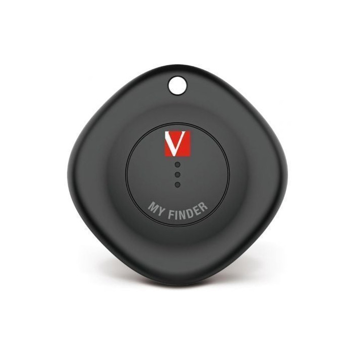 Localizador Verbatim My Finder Bluetooth Tracker MYF-01 compatible con Apple/ Incluye Llavero y Pila/ Negro | Localizadores