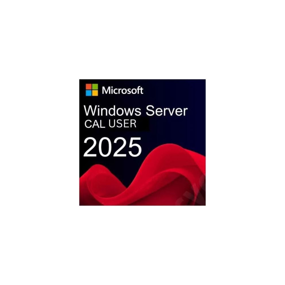 Licencia Microsoft Windows Server 2025/ CAL/ 5 Usuarios | SO
