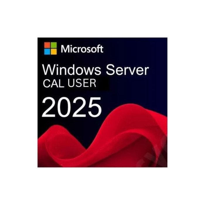 Licencia Microsoft Windows Server 2025/ CAL/ 5 Usuarios | SO