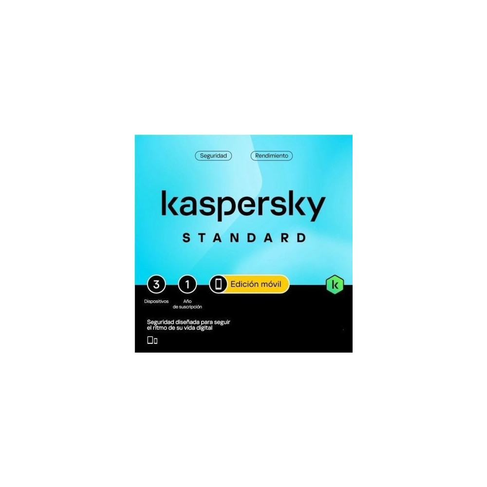 Kaspersky Standard Mobile para Android/ 3 Dispositivos/ 1 Año | Antivirus