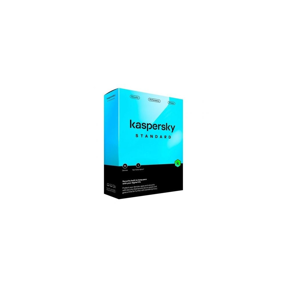 Antivirus Kaspersky Standard/ 10 Dispositivos/ 1 Año | Antivirus